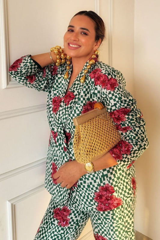 Priyanka Yadav In Our Sage Pant Suit - Auruhfy India