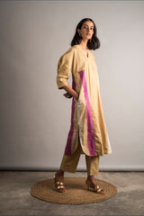Mellow Yellow Tunic Set - Auruhfy India