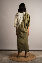 Moss Green Tunic Set - Auruhfy India