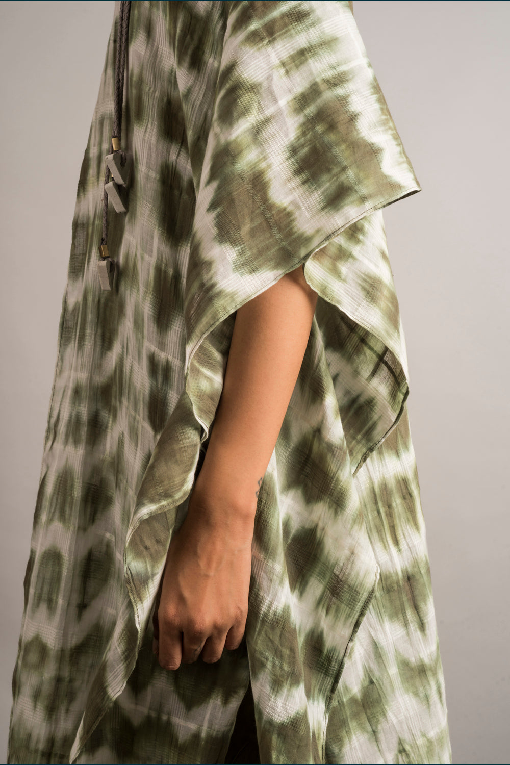 Moss Tie-Dye Overlay Set - Auruhfy India