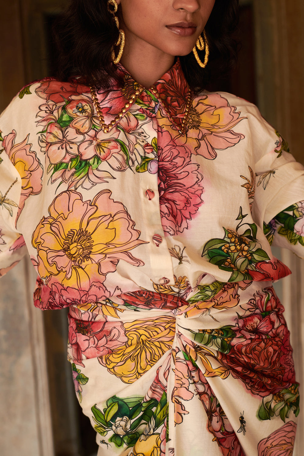 Rosette Co-ord Set - Auruhfy India