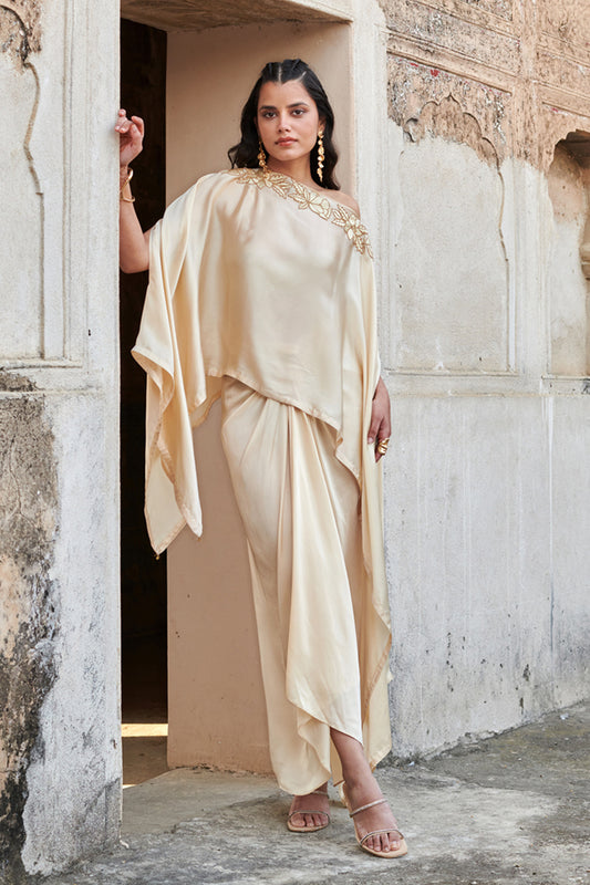 Haven Cape and Skirt Set - Auruhfy India