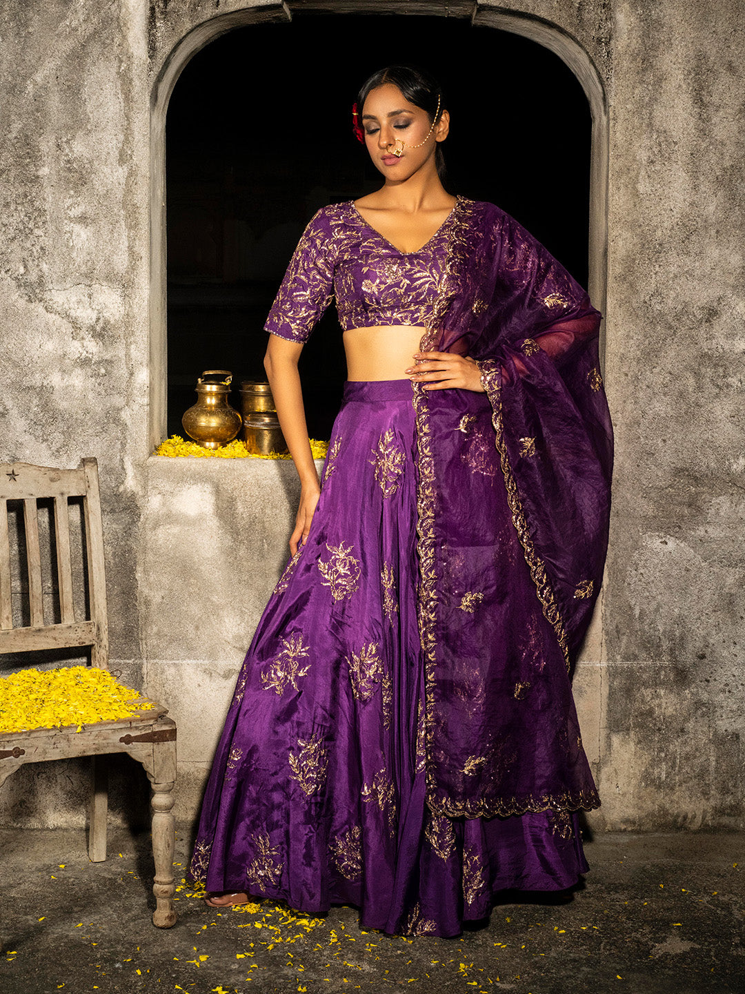 Aaftab Lehenga Set - Auruhfy India