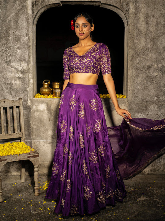 Aaftab Lehenga Set - Auruhfy India