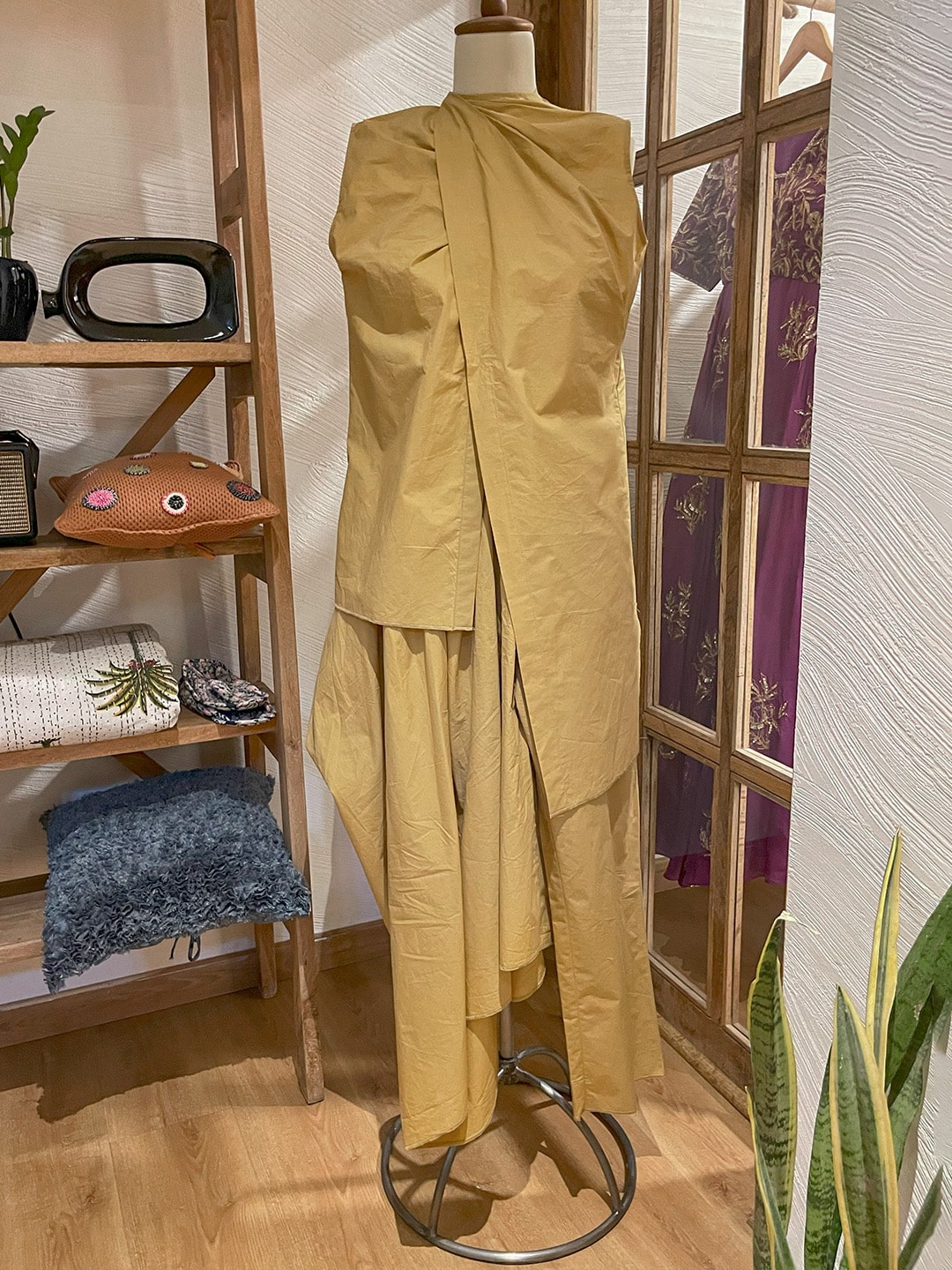 Masoom Minawala In Our Asymmetric Draped Co-ord Set - Auruhfy India