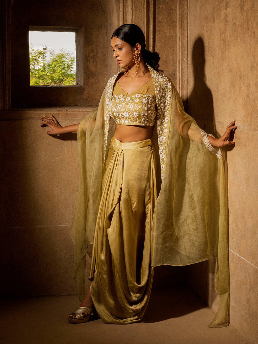 Heena Somani In Our Shadab Dhoti Set - Auruhfy India