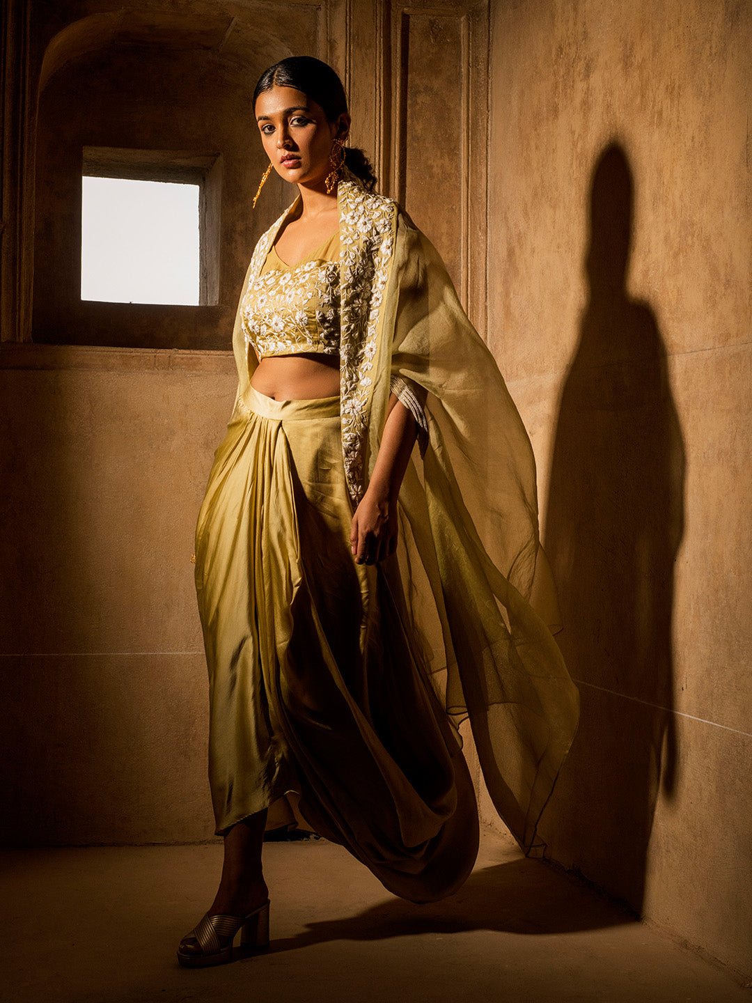 Heena Somani In Our Shadab Dhoti Set - Auruhfy India