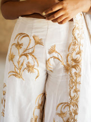 Shwet Sharara Set - Auruhfy India