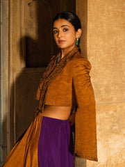 Zainab Asymmetric Skirt Set - Auruhfy India