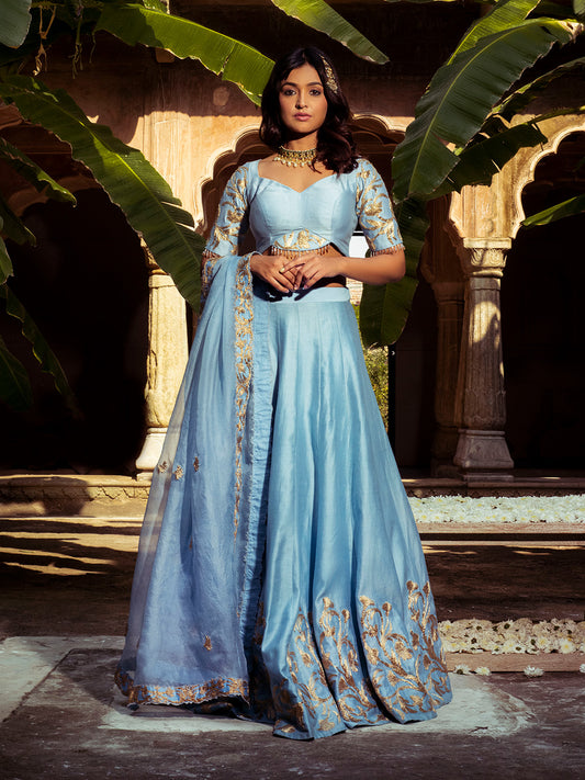 Zaroon Lehenga Set - Auruhfy India