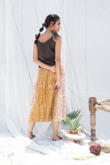 Tie Shoulder Tank Top - Auruhfy India