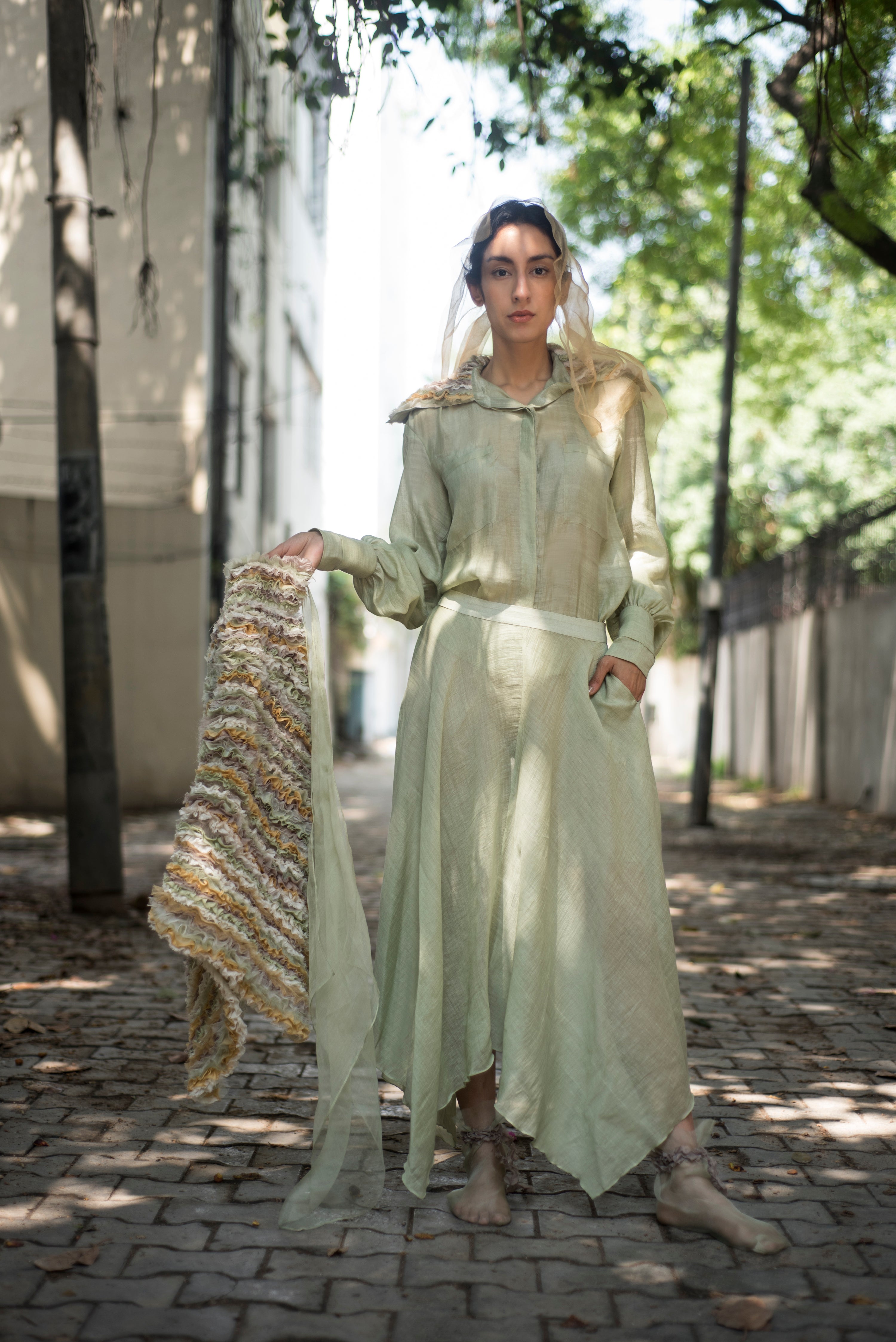 Ruffled Panel - Auruhfy India
