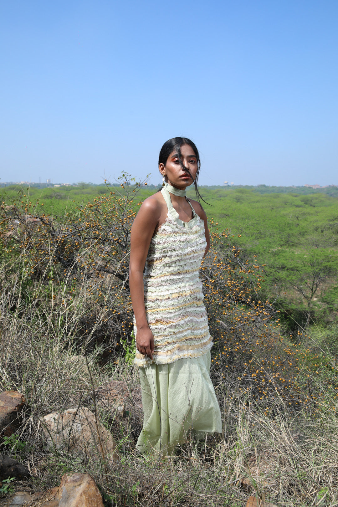 Ruffled Panel - Auruhfy India