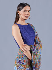 Antheia Draped Saree Set - Auruhfy India