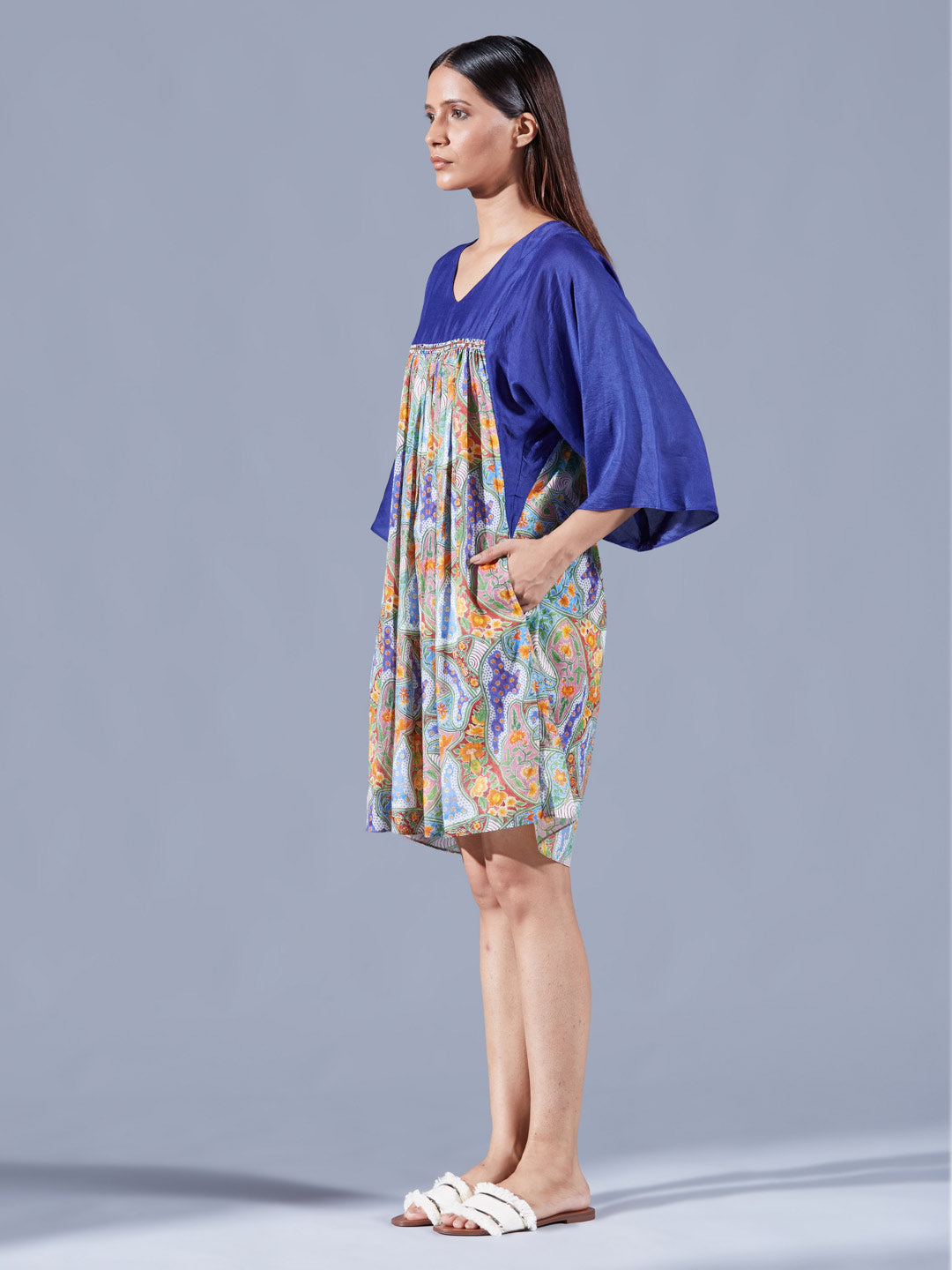 Antheia Dual Tone Dress - Auruhfy India