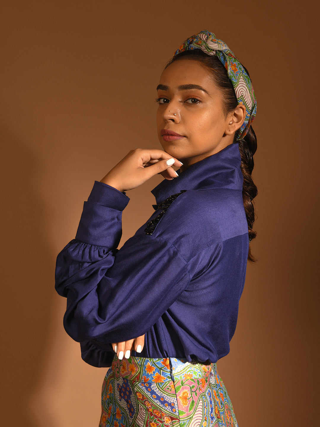 Berry Blue Shirt - Auruhfy India