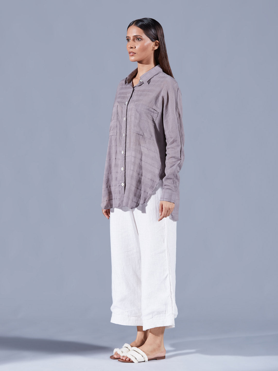 Durum Lava Gray Shirt - Auruhfy India