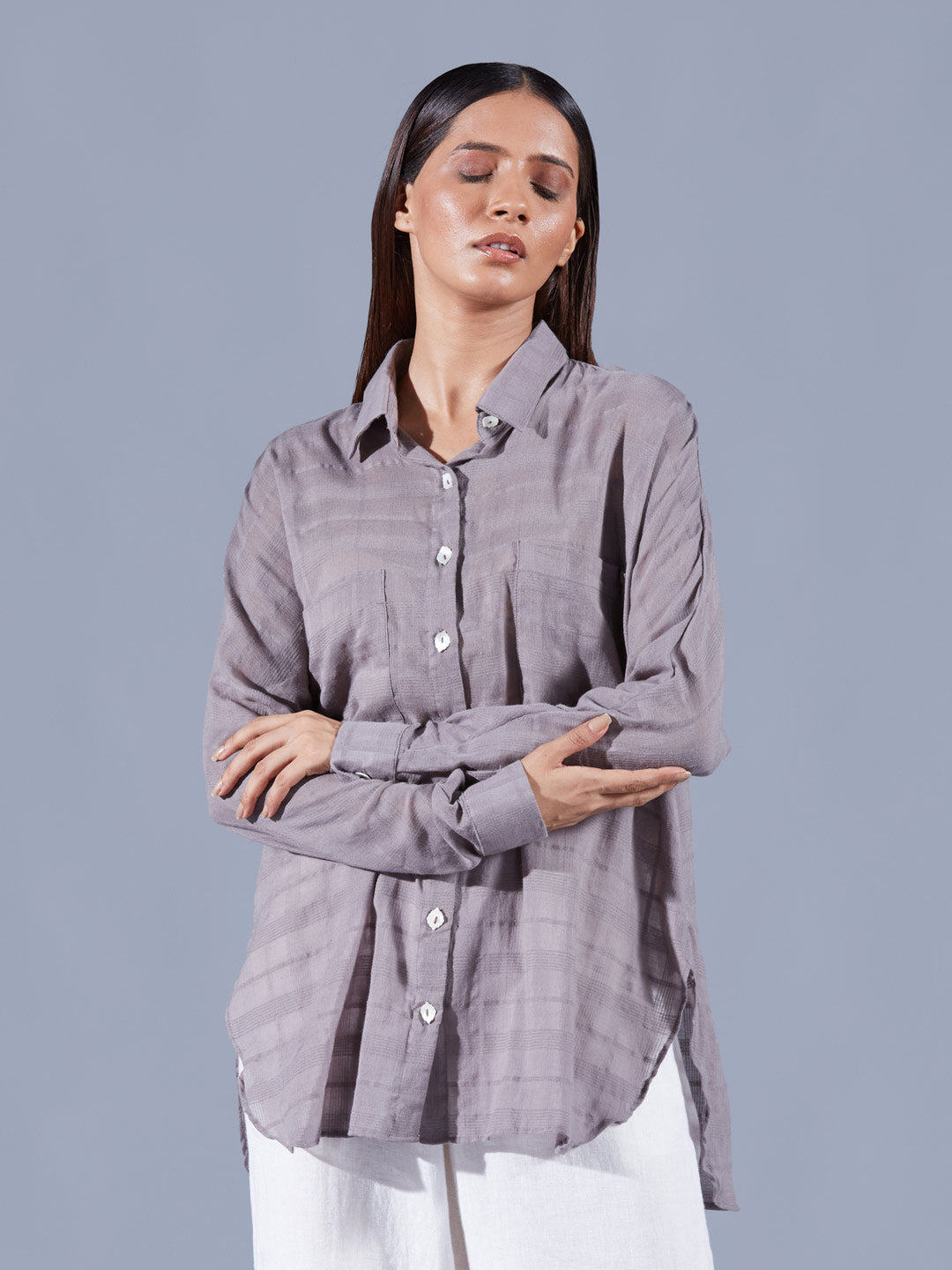 Durum Lava Gray Shirt - Auruhfy India