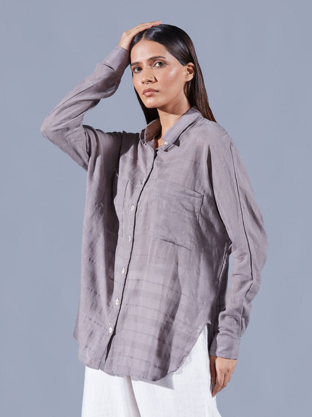 Durum Lava Gray Shirt - Auruhfy India