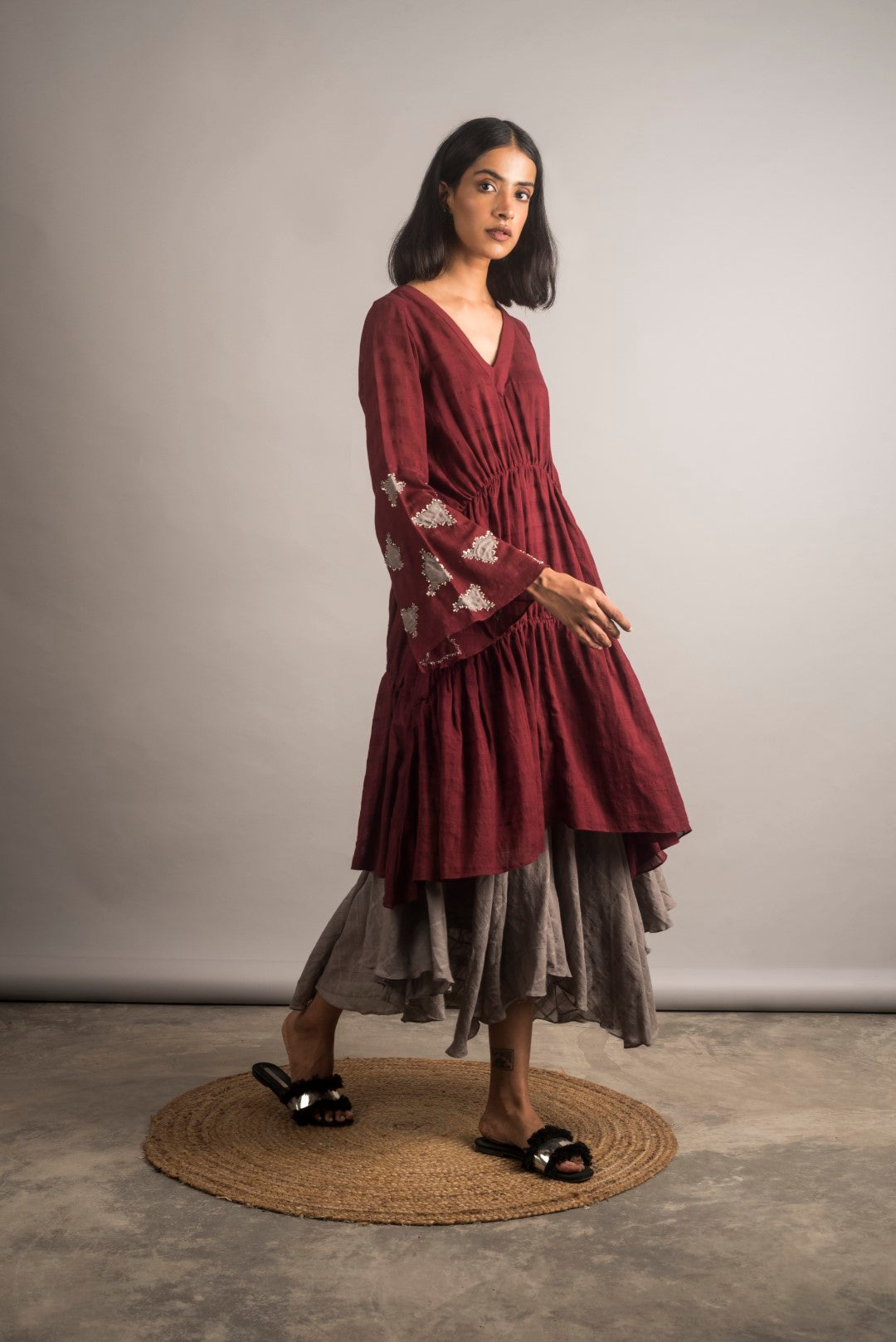 Multi Tier Tunic Set - Auruhfy India