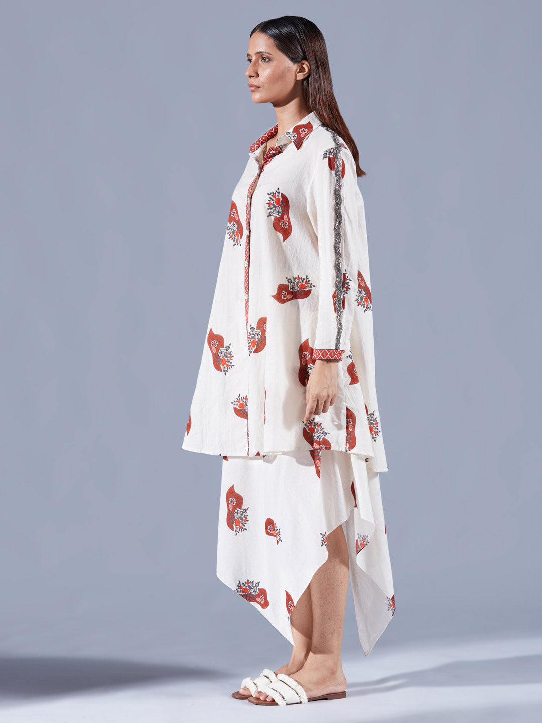 Neoma Asymmetric Co-ord Set - Auruhfy India