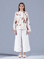 Neoma Blight Ruffle Top - Auruhfy India