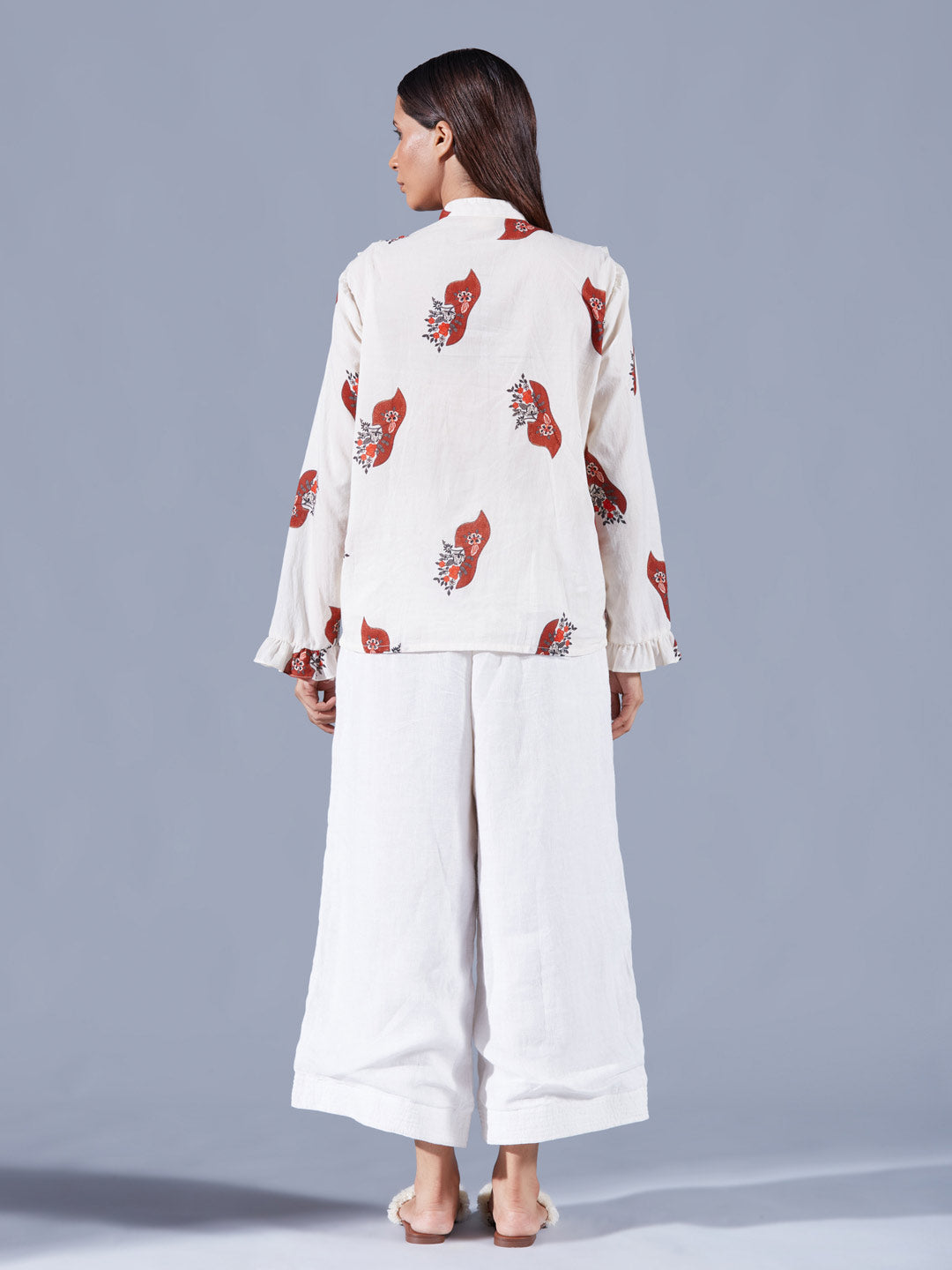 Neoma Blight Ruffle Top - Auruhfy India