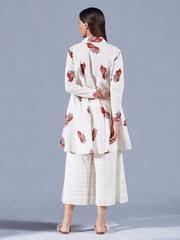 Neoma Curved Hem Shirt Set - Auruhfy India