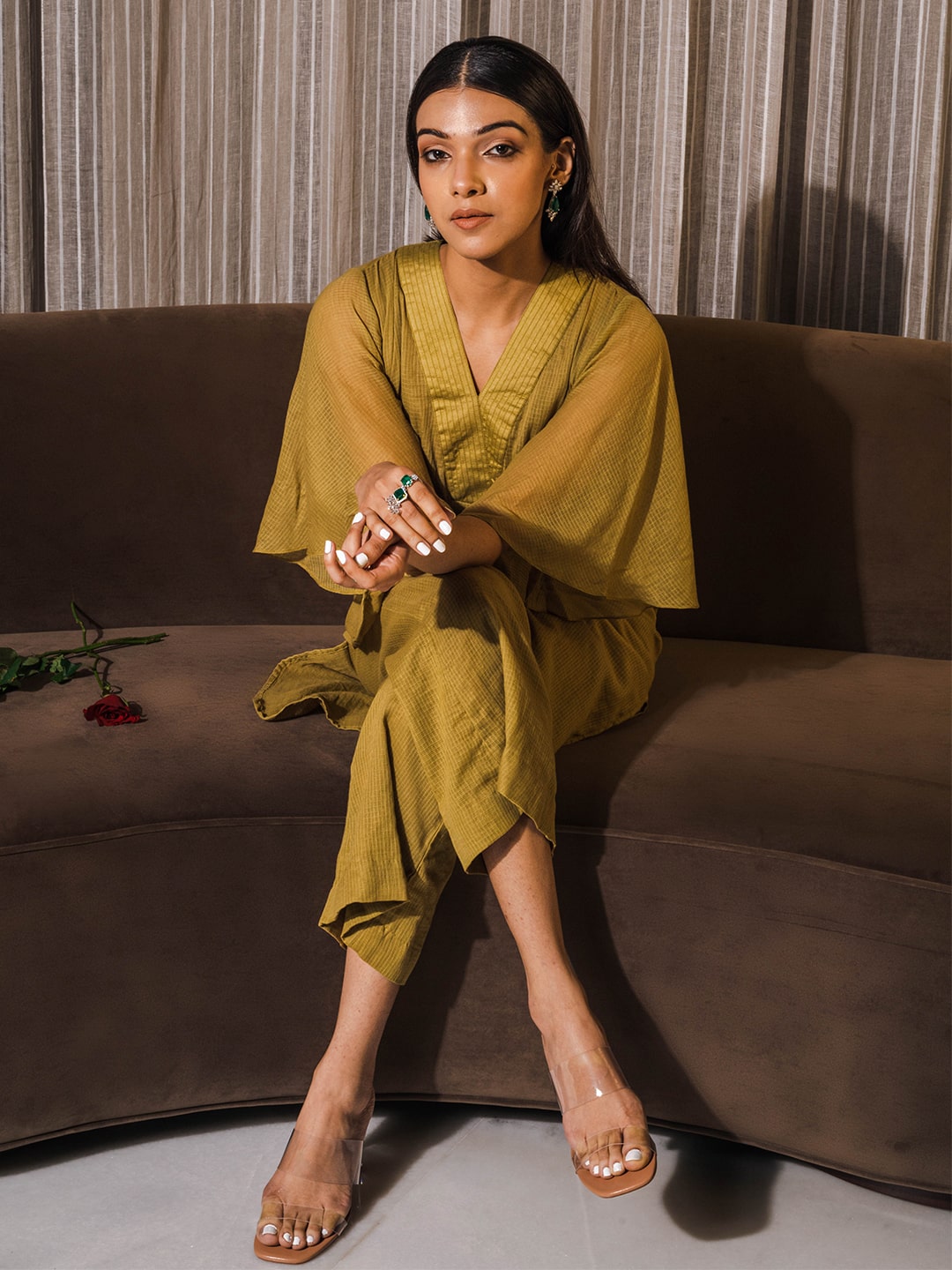 Pear Green Co-ord Set - Auruhfy India
