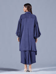 Sheath Asymmetric Shirt Set - Auruhfy India