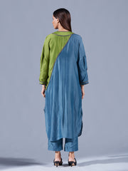 Teal Fern Dual Tunic Set - Auruhfy India
