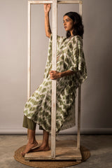 Moss Tie-Dye Overlay Set - Auruhfy India