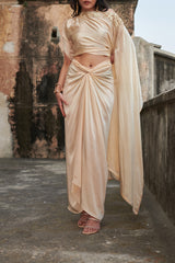 Haven Cape and Skirt Set - Auruhfy India