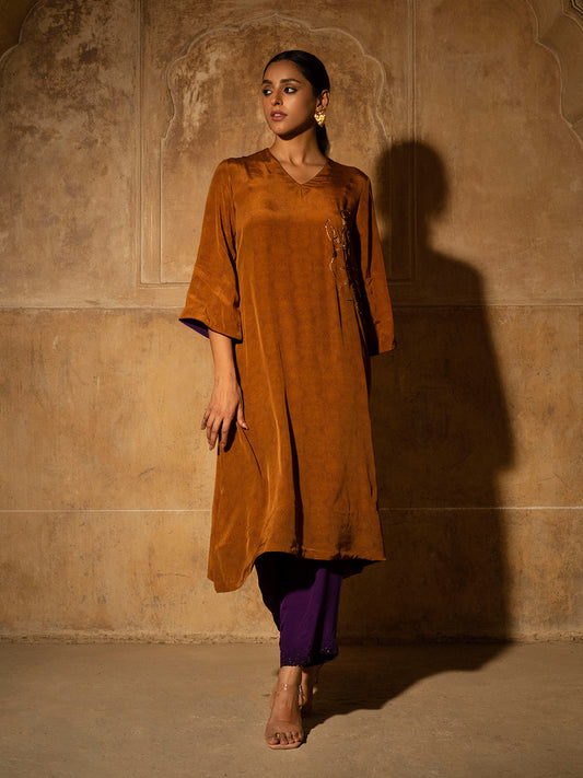 Zeenat Asymmetric Kurta Set