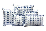 Whispering Blue Birds Cushion Cover - Auruhfy India
