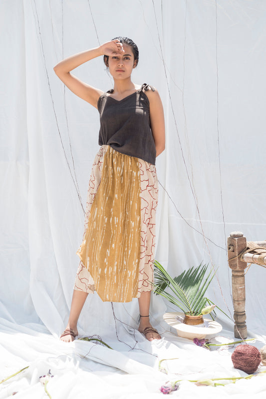 Tie Shoulder Tank Top - Auruhfy India