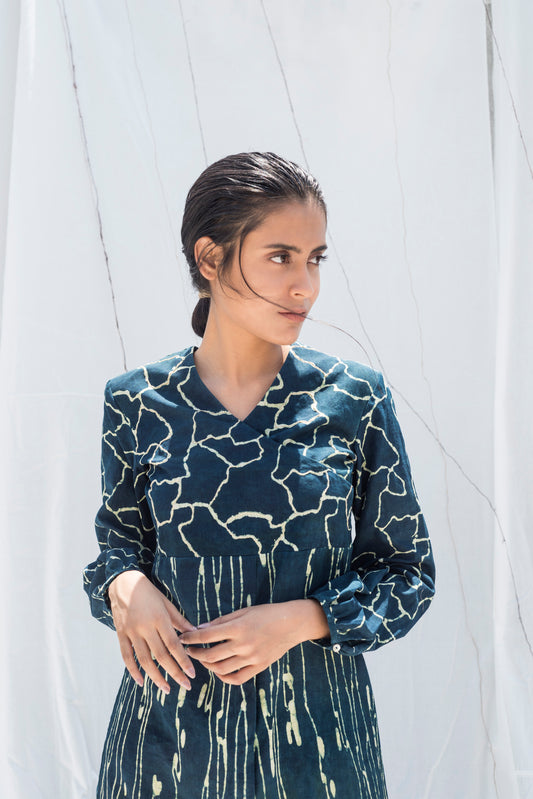 Mitti Neer Front Open Tunic - Auruhfy India