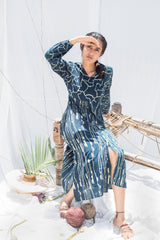 Mitti Neer Front Open Tunic - Auruhfy India