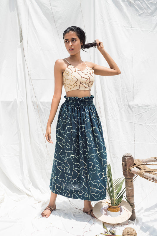 Mitti Midi Skirt - Auruhfy India