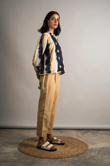 Mellow Yellow Poplin Pants - Auruhfy India