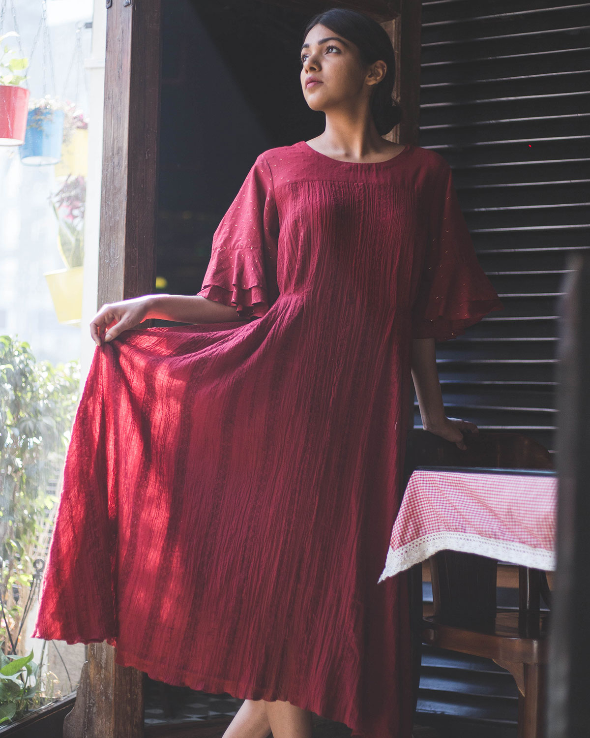 Ahmar Dress - Auruhfy India