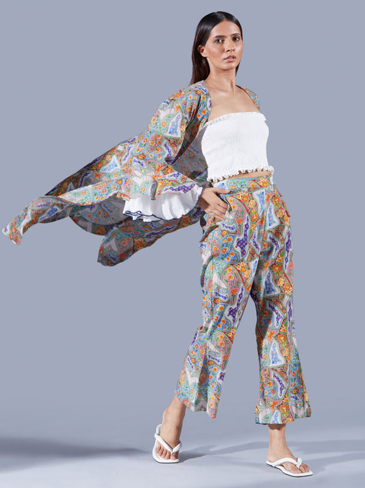Antheia Bell Bottom Pants - Auruhfy India