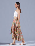 Draped Eirene Asymmetric Skirt - Auruhfy India