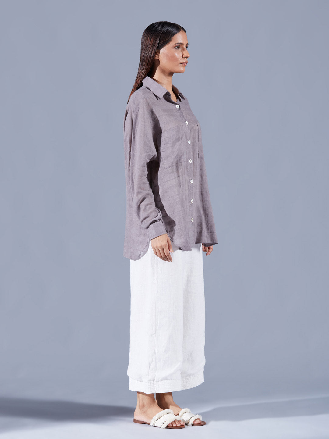 Durum Lava Gray Shirt - Auruhfy India