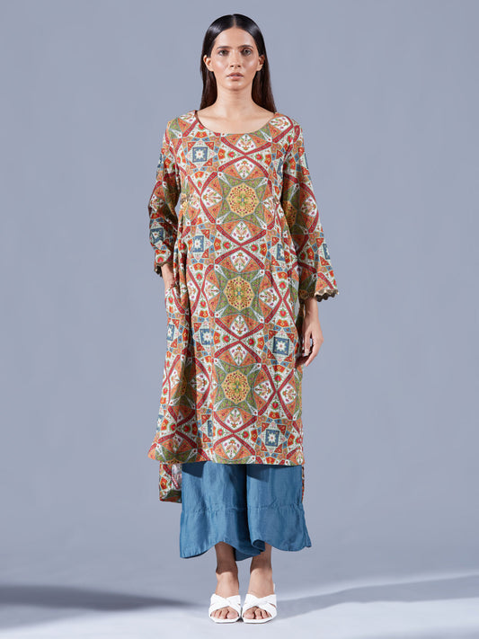 Eirene Hi Low Tunic Set - Auruhfy India