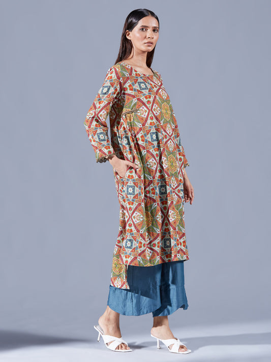Eirene Hi Low Tunic Set - Auruhfy India