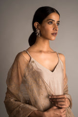 Embellished Panel Tunic Set - Auruhfy India