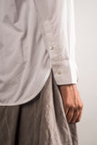 Embellished White Poplin Shirt - Auruhfy India