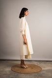 Ecru Layered Dress - Auruhfy India