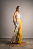 Dual Tone Embellished Skirt Set - Auruhfy India
